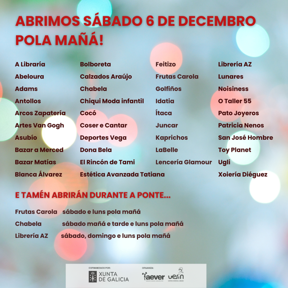 Ponte Decembro Aever Verín